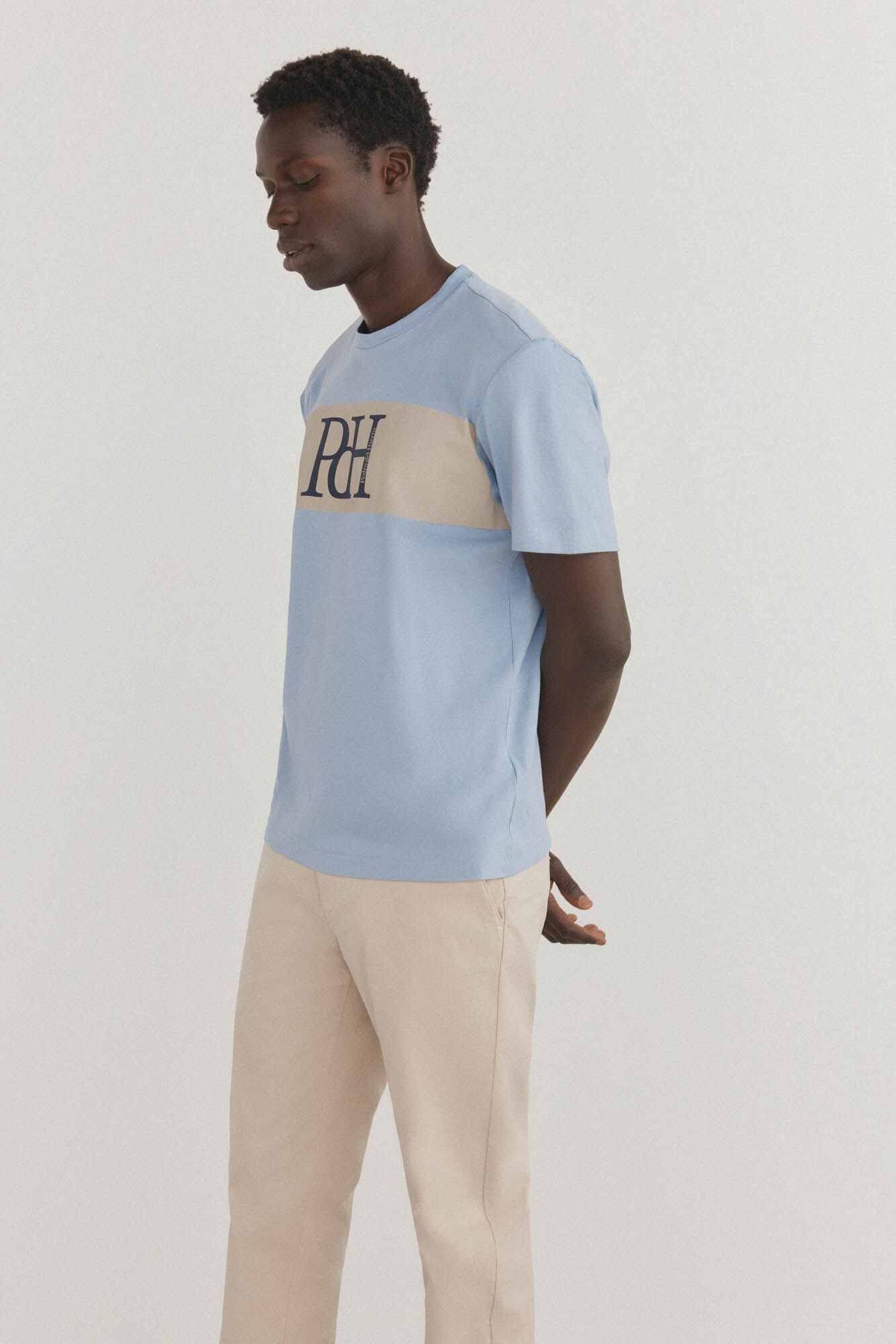 Pedro del Hierro Camiseta logo Azul