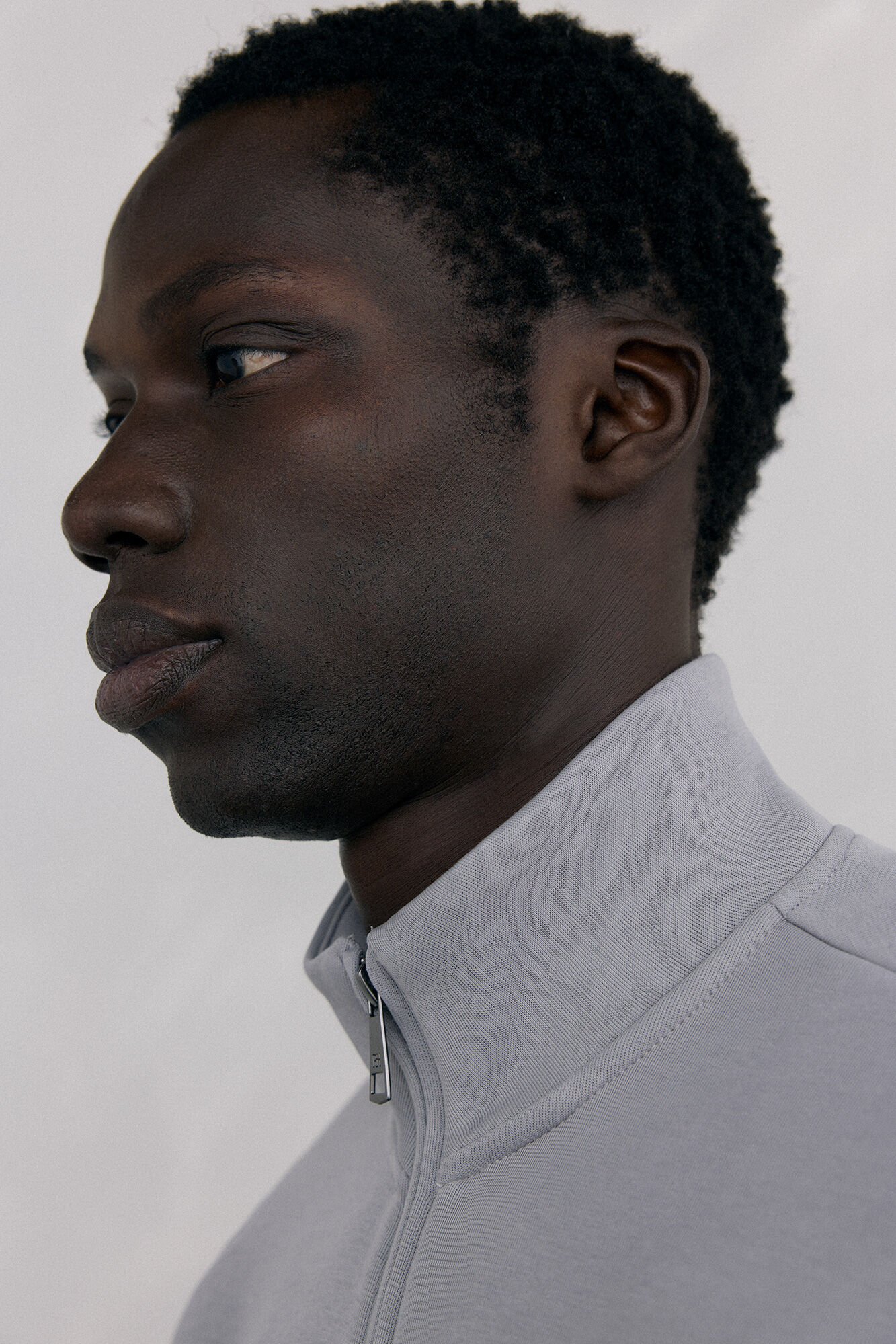 Pedro del Hierro Technical fabric cardigan Grey