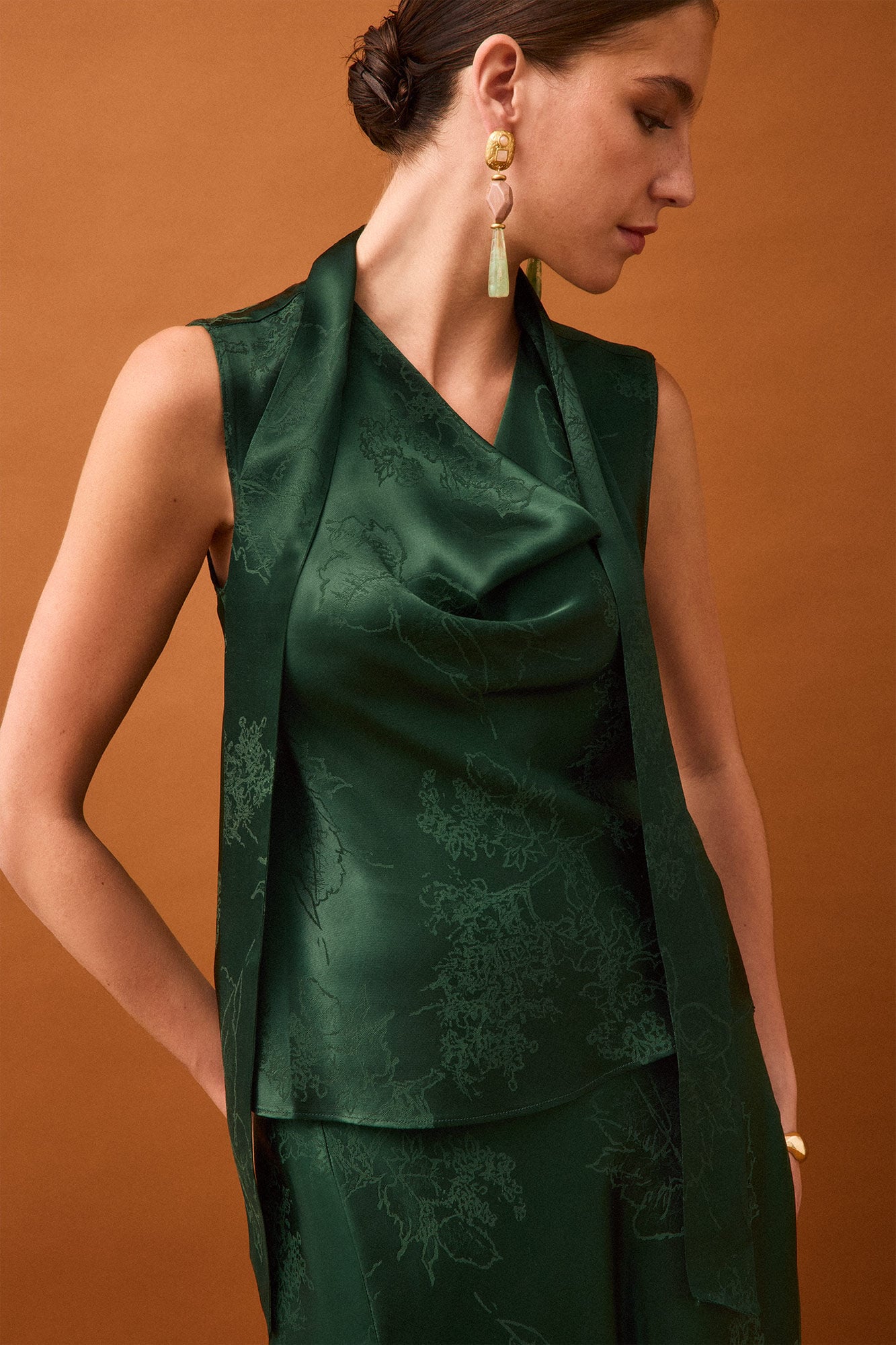 Pedro del Hierro Wrap effect long sleeve dress