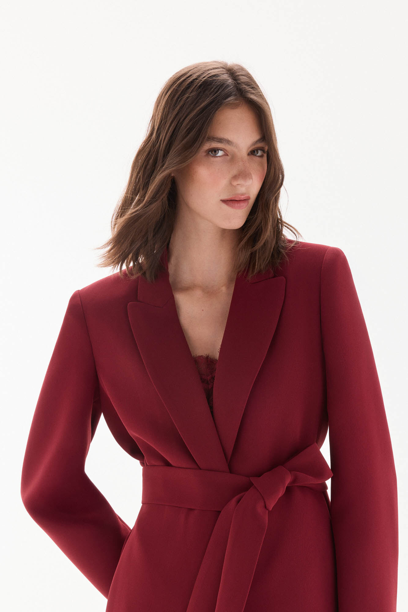TFP by Tamara Falc&oacute; Blazer with belt