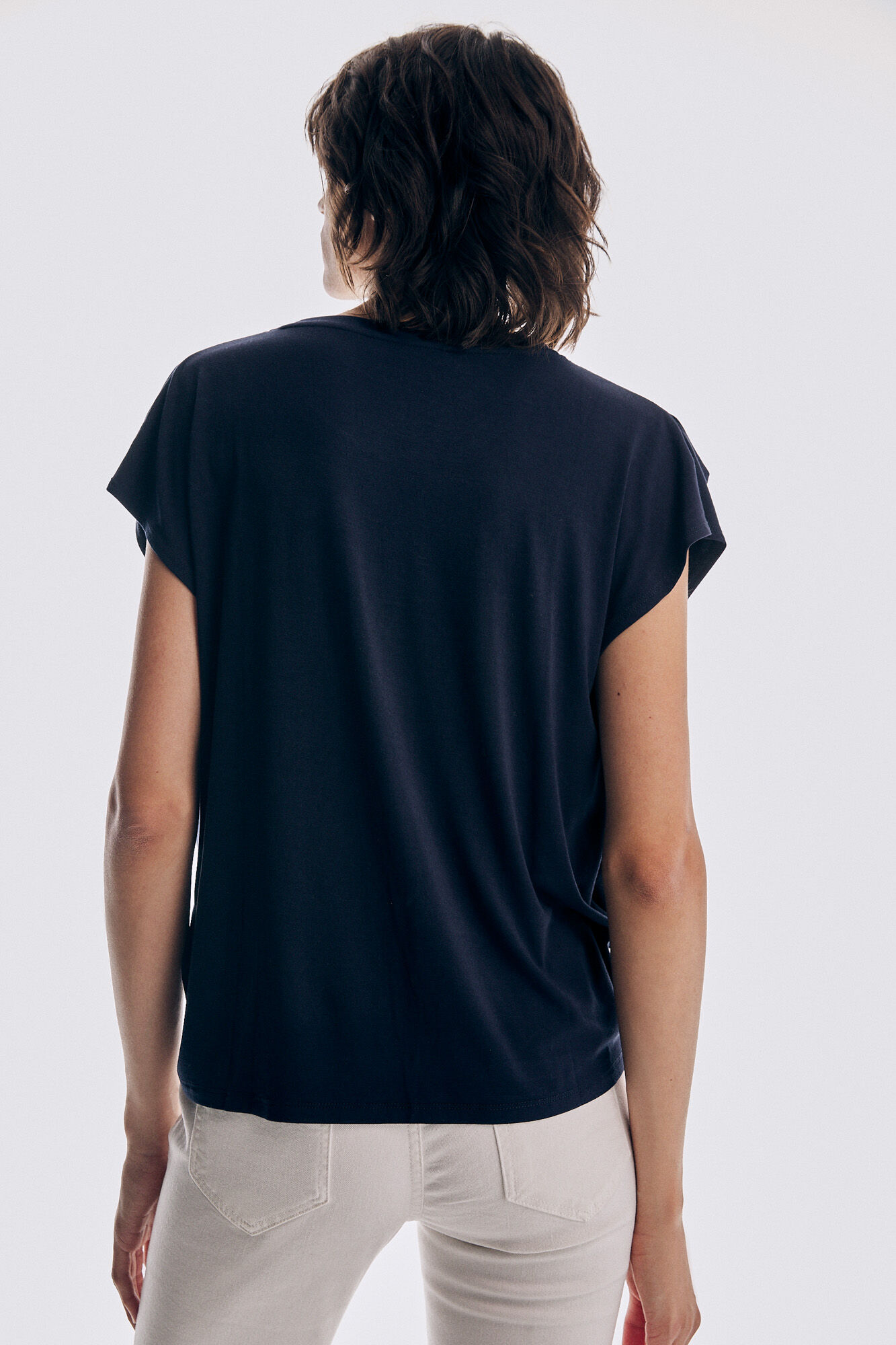 Pedro del Hierro Top manga corta Azul