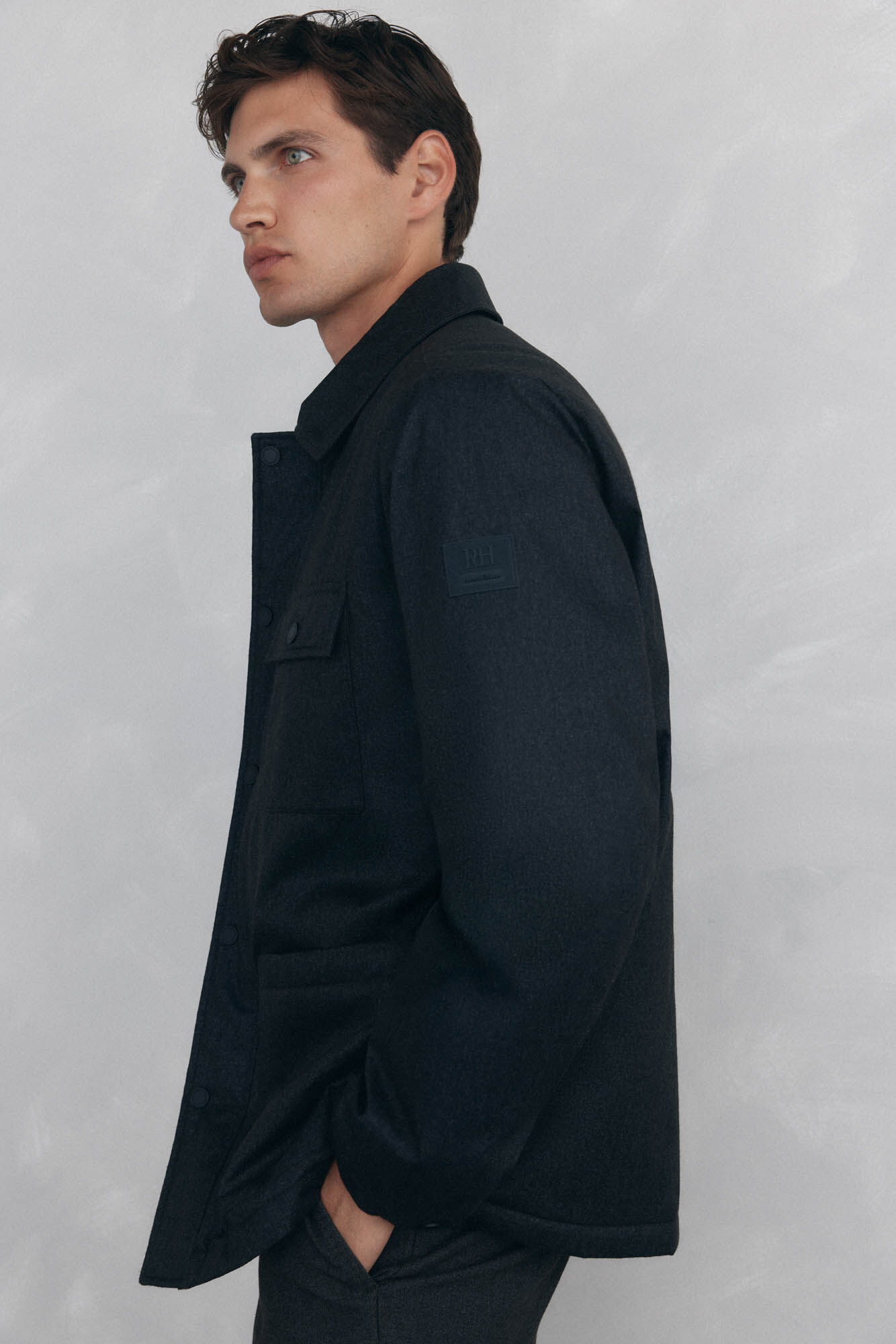 Pedro del Hierro 4-pocket jacket with views Grey