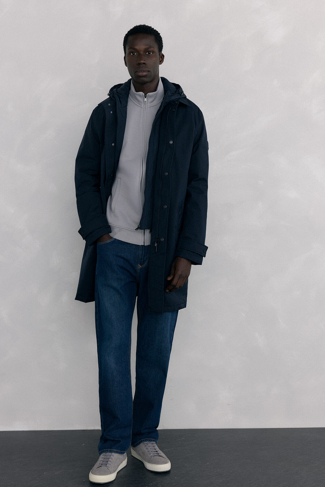 Pedro del Hierro C&aacute;rdigan tejido t&eacute;cnico