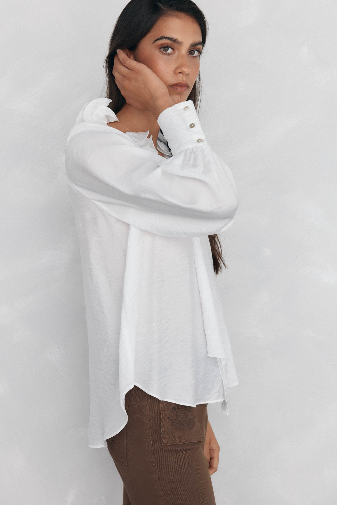 Pedro del Hierro Plain loose blouse White