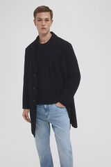 Pedro del Hierro Coat with removable lining Blue