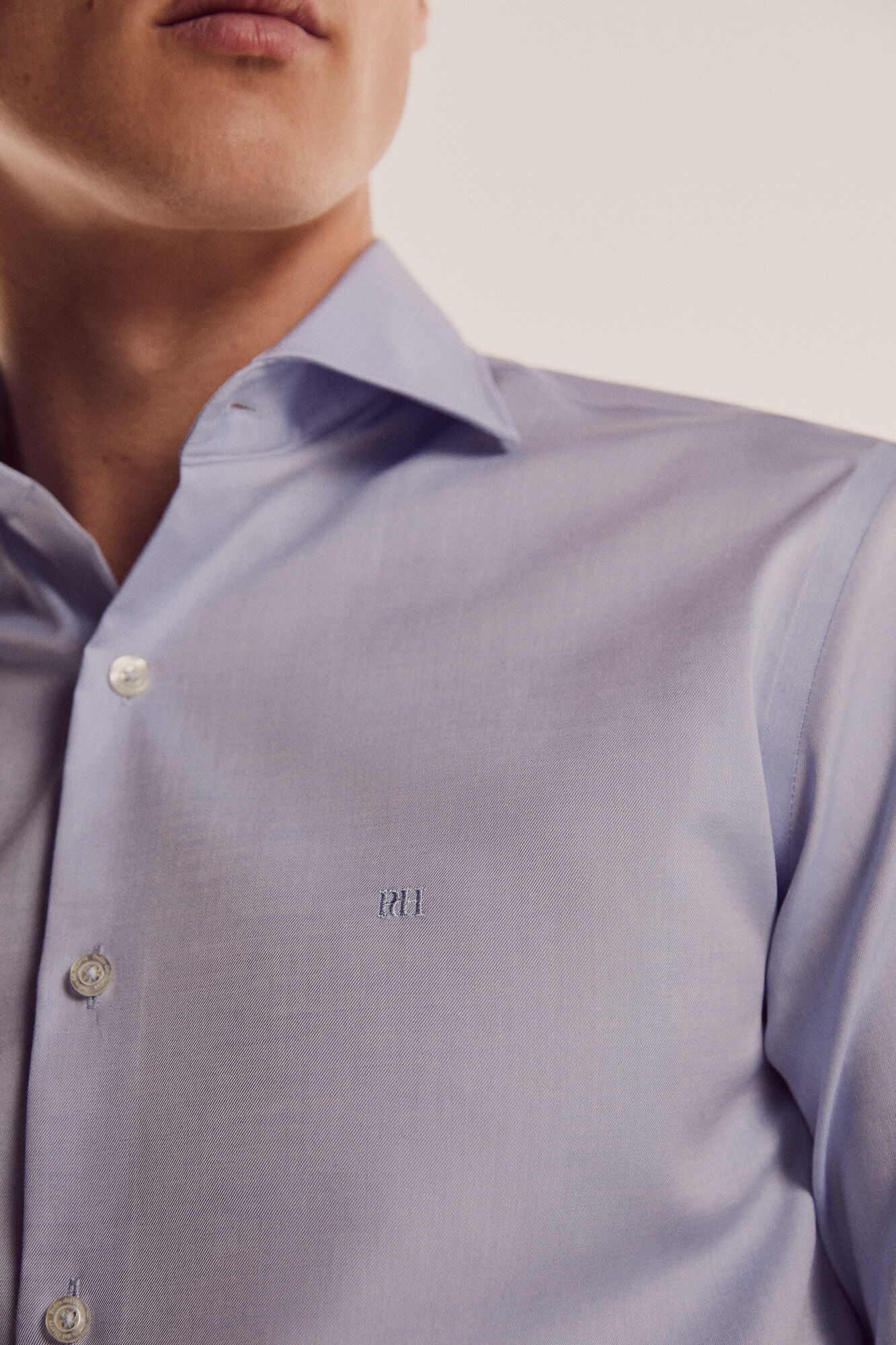 Pedro del Hierro Camisa Non Iron vestir tailored fit  Azul