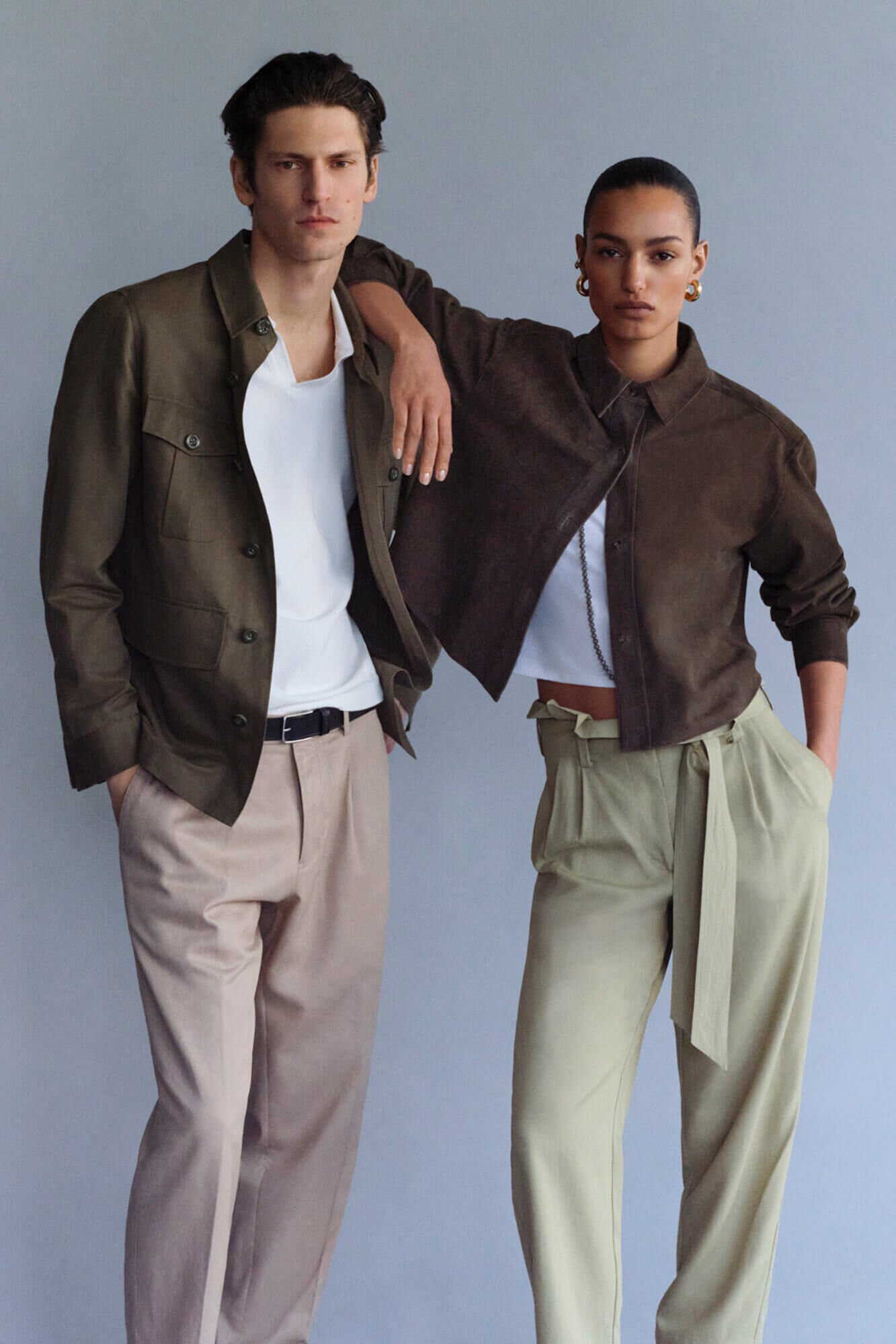 Pedro del Hierro Suede cropped jacket