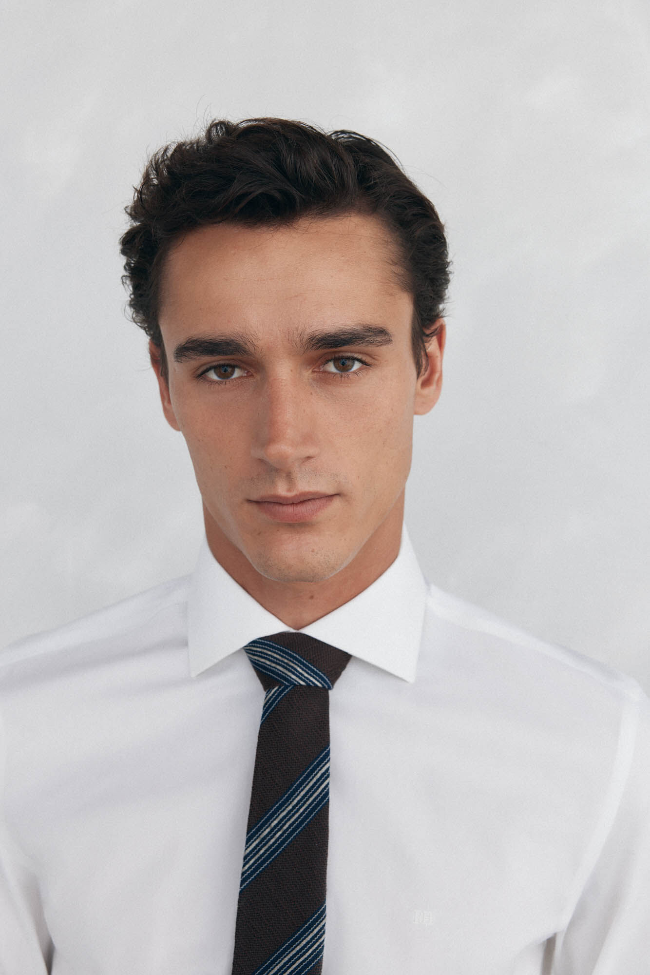 Pedro del Hierro Plain non iron + stain resistant dress shirt