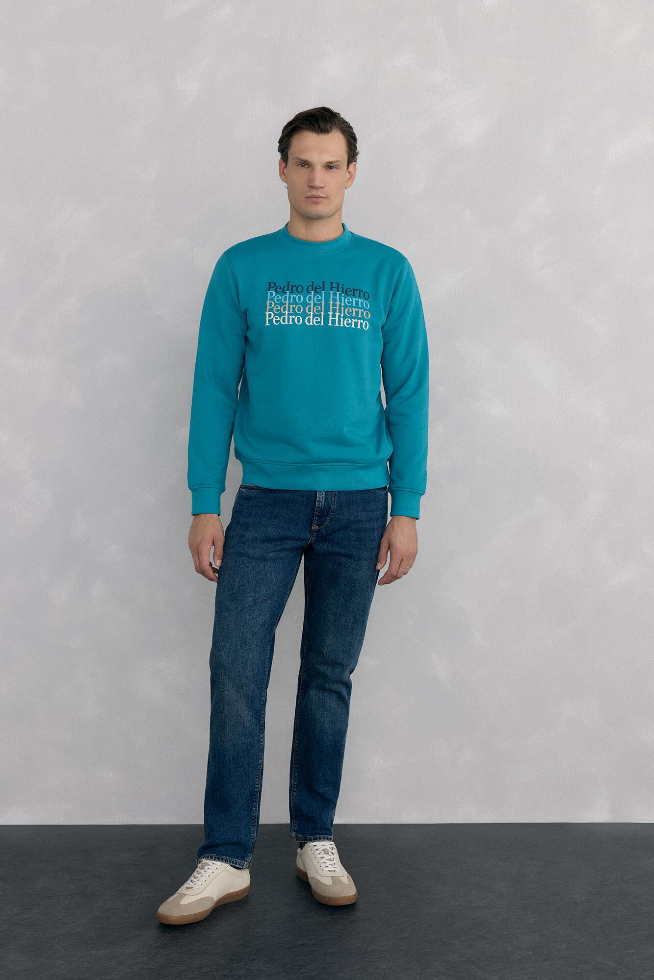 Pedro del Hierro Logo crew neck sweatshirt