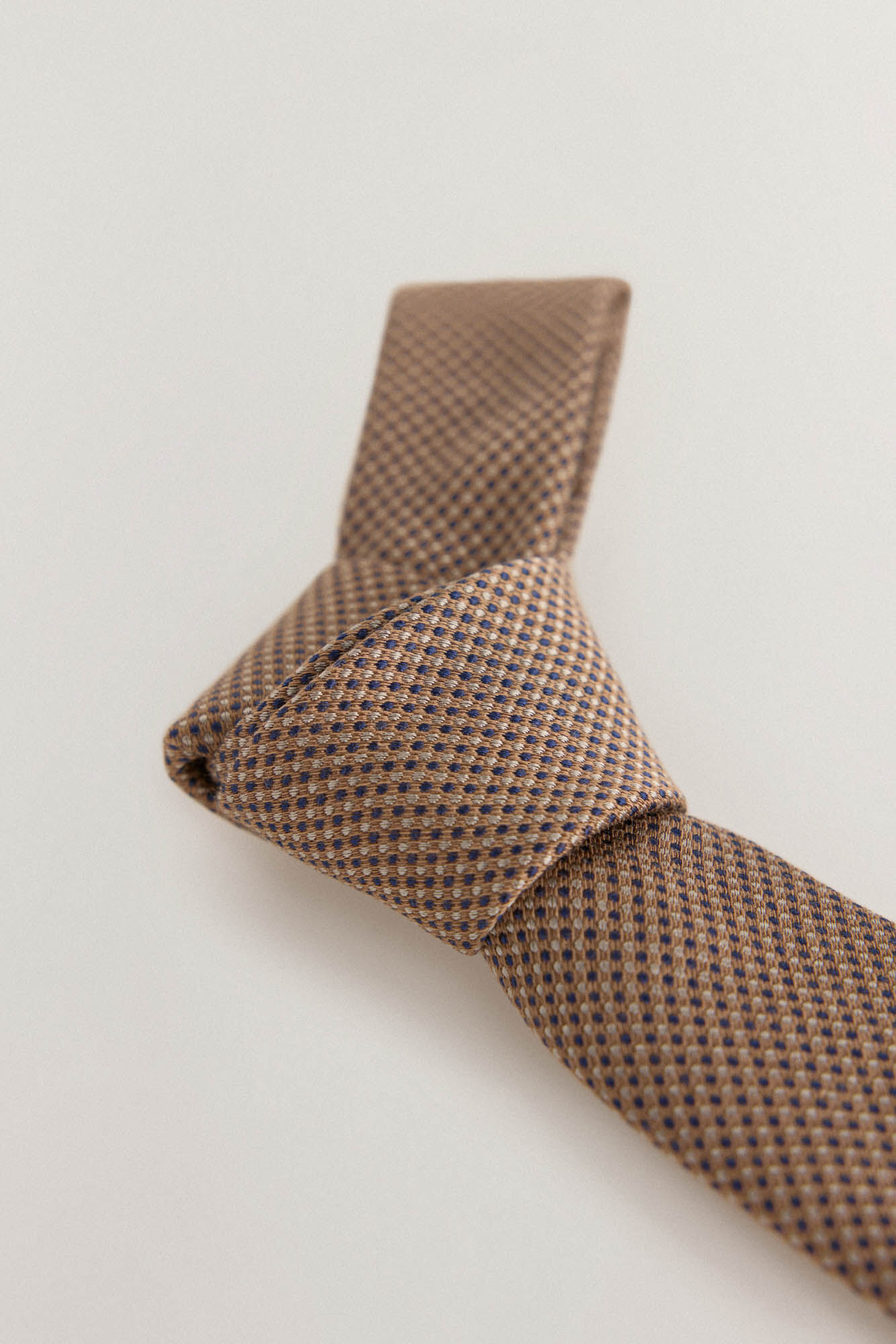 Pedro del Hierro Gravata seda natural Beige