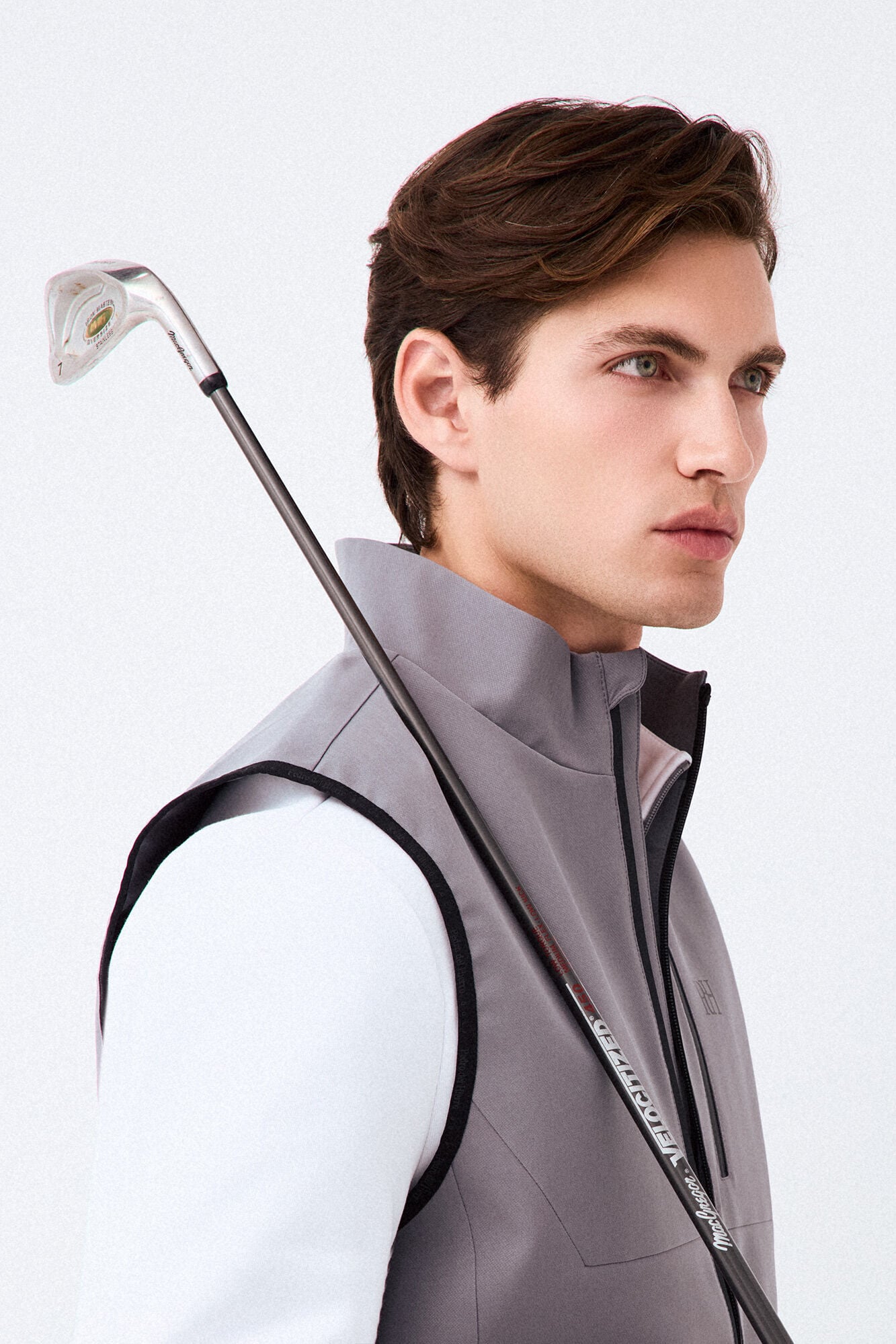 Pedro del Hierro Golf technical gilet Grey