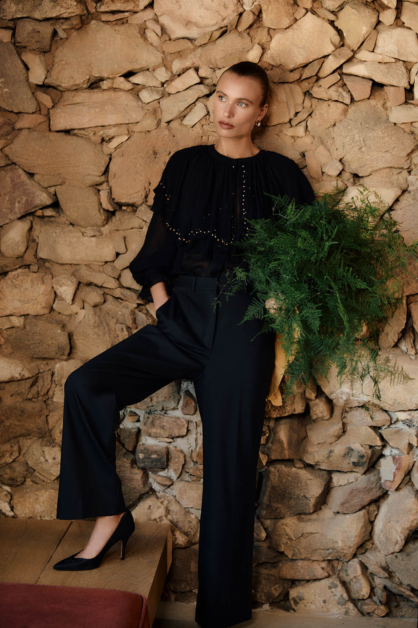 Pedro del Hierro Flared trousers