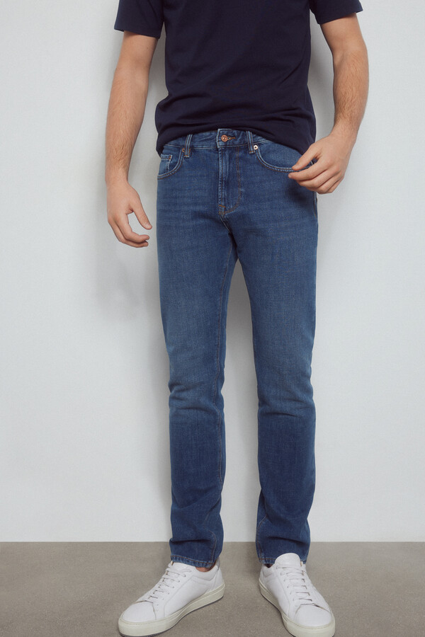Pedro del Hierro Slim fit Premium Flex jeans Blue