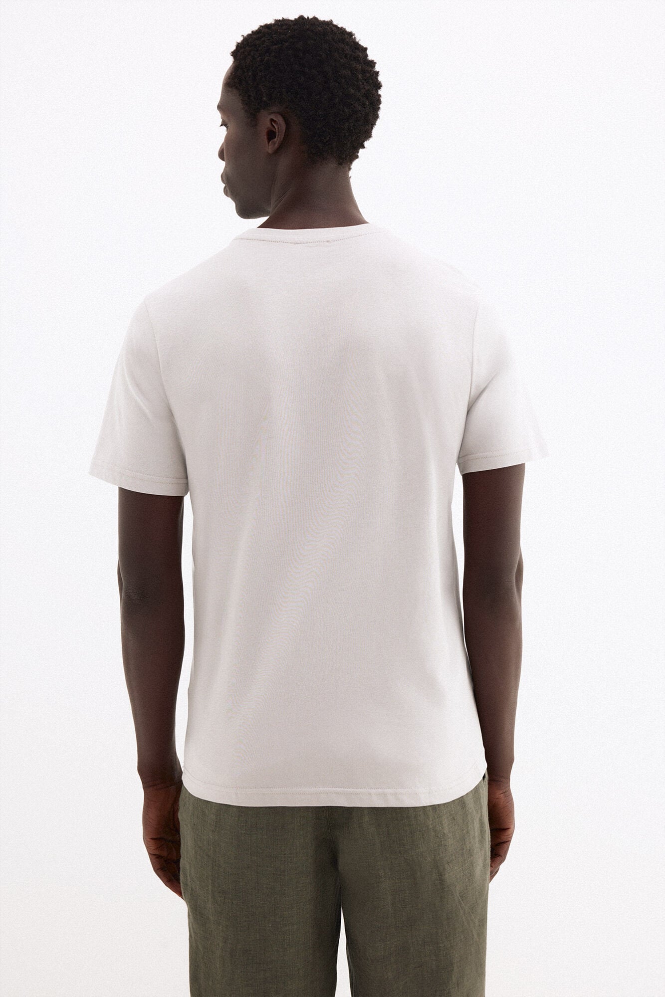 Pedro del Hierro Large logo T-shirt Grey