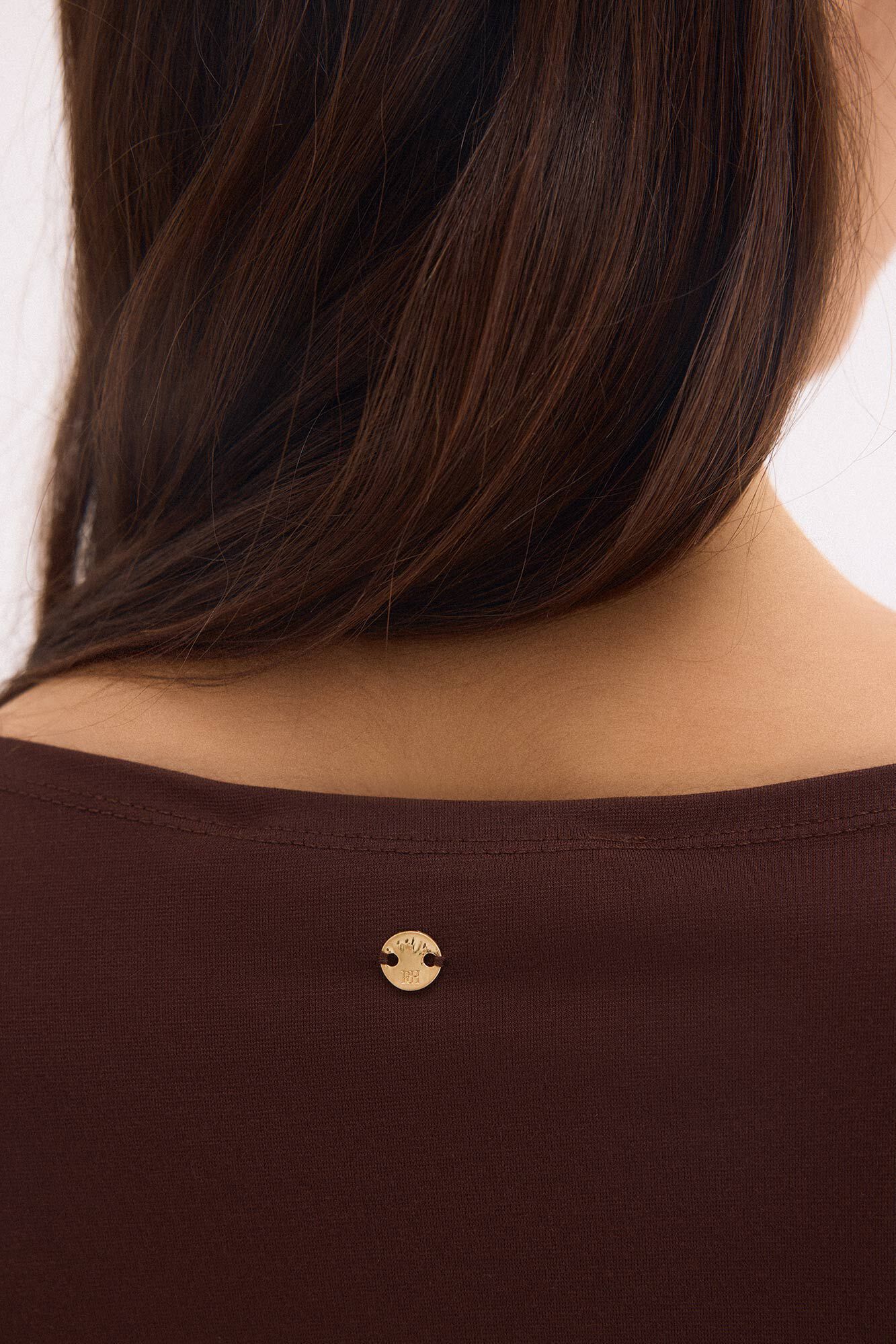 Pedro del Hierro Metal detail top Brown
