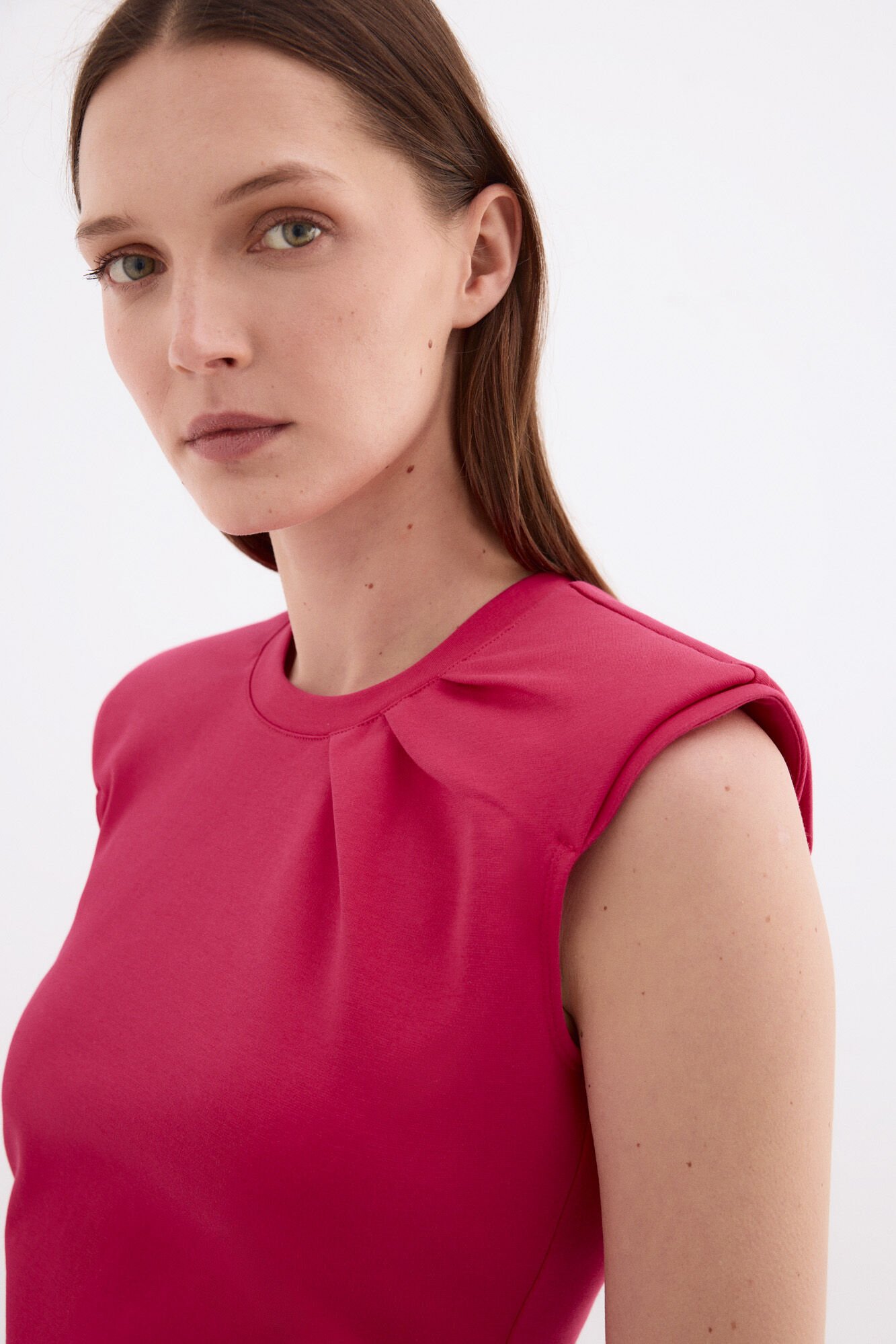 Pedro del Hierro Short sleeve T-shirt with shoulder detail