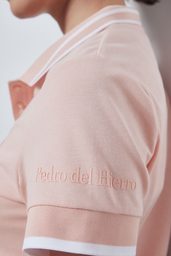 Pedro del Hierro GOLF plain technical polo shirt Pink