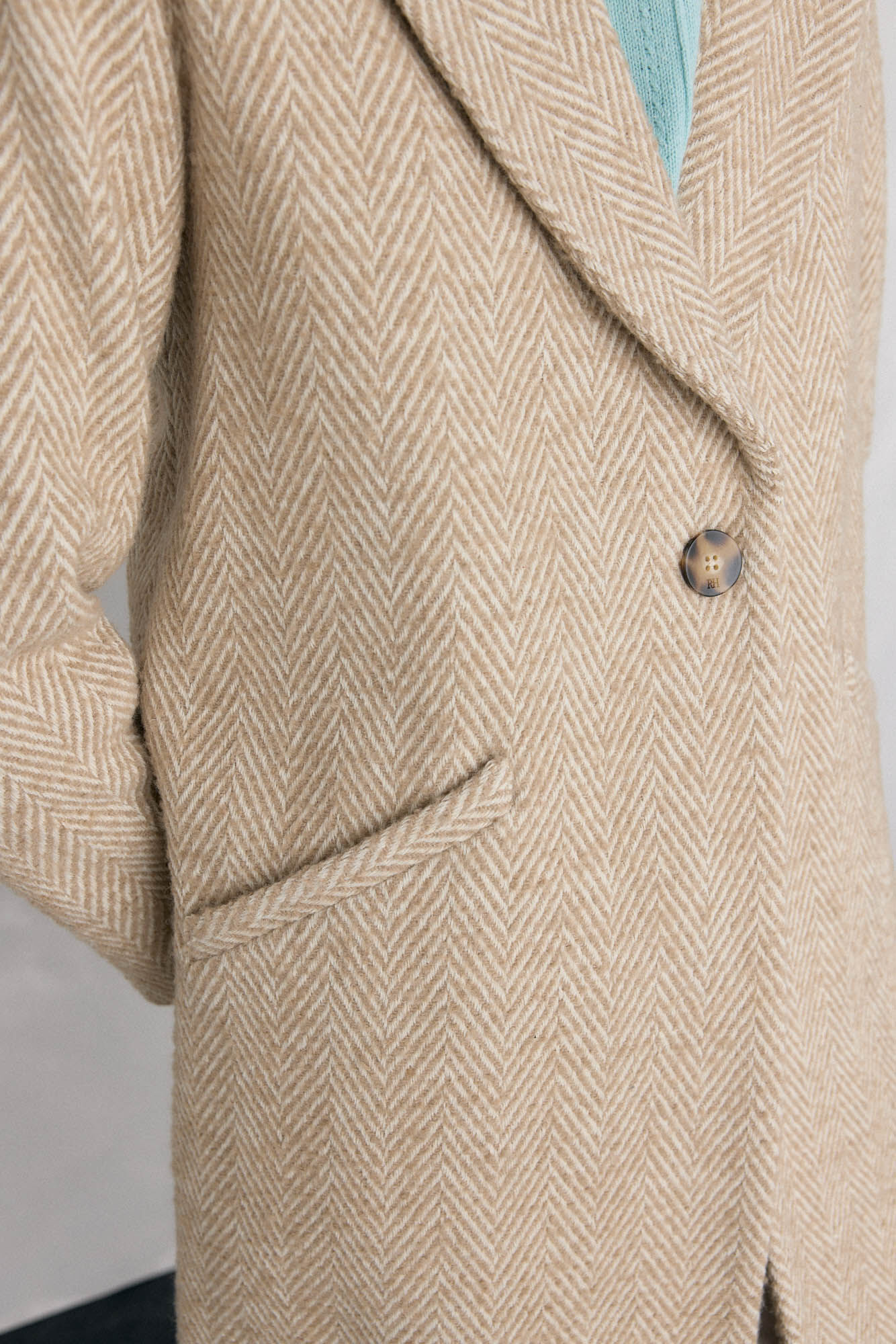 Pedro del Hierro Straight fabric herringbone