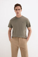 Pedro del Hierro Basic T-shirt Green