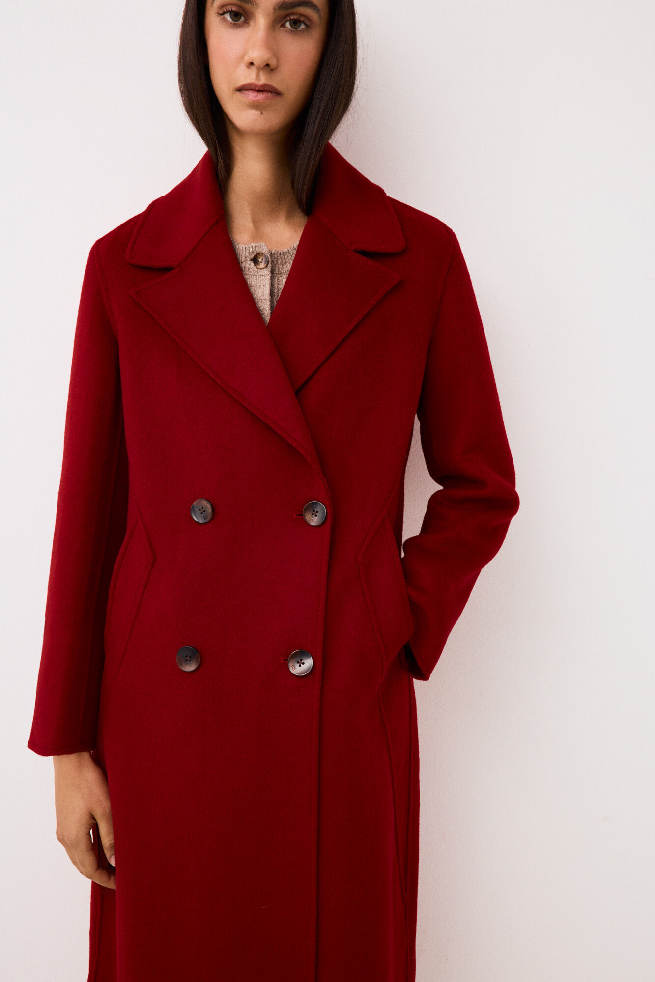 Pedro del Hierro Double-faced coat