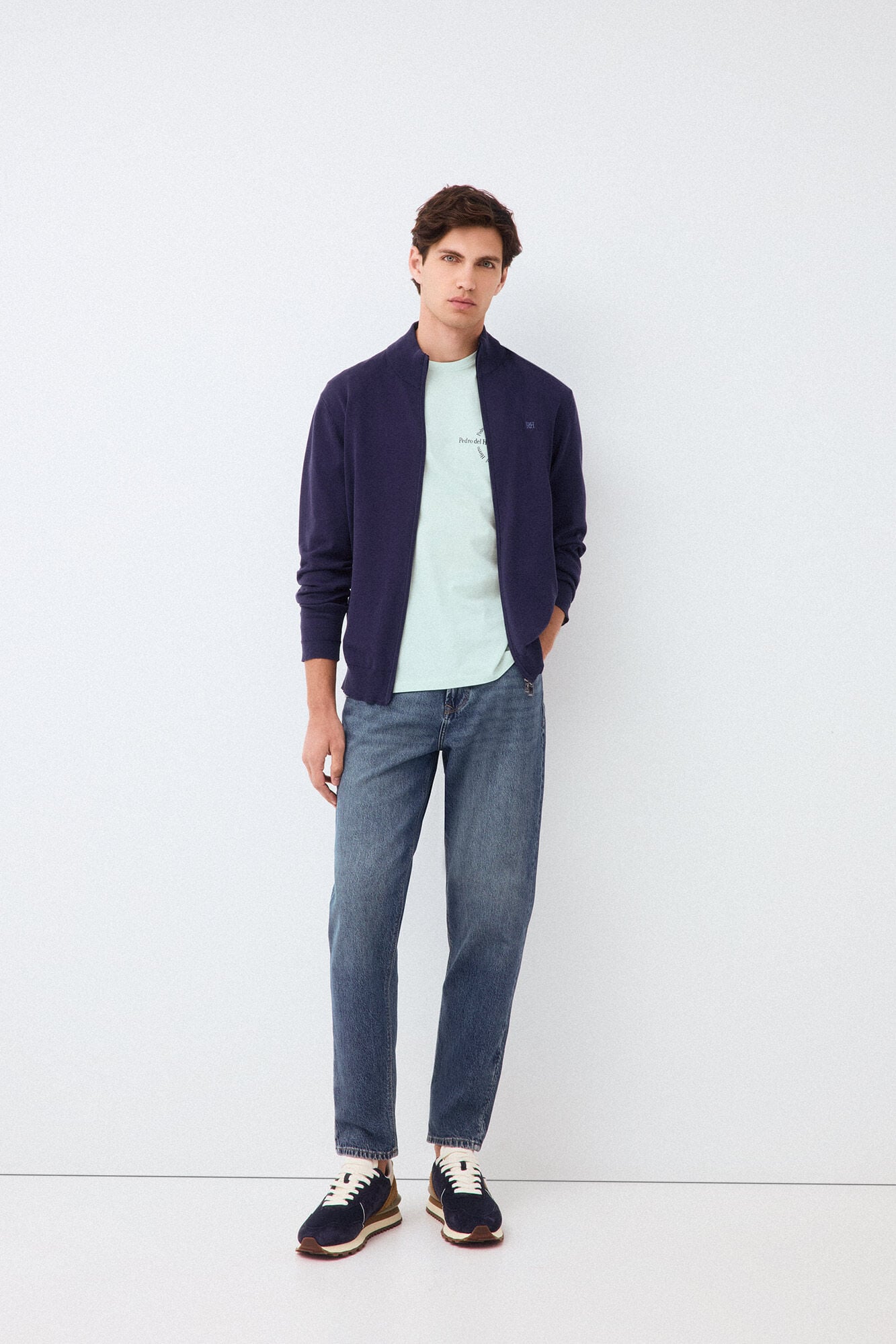 Pedro del Hierro Camiseta logo Azul