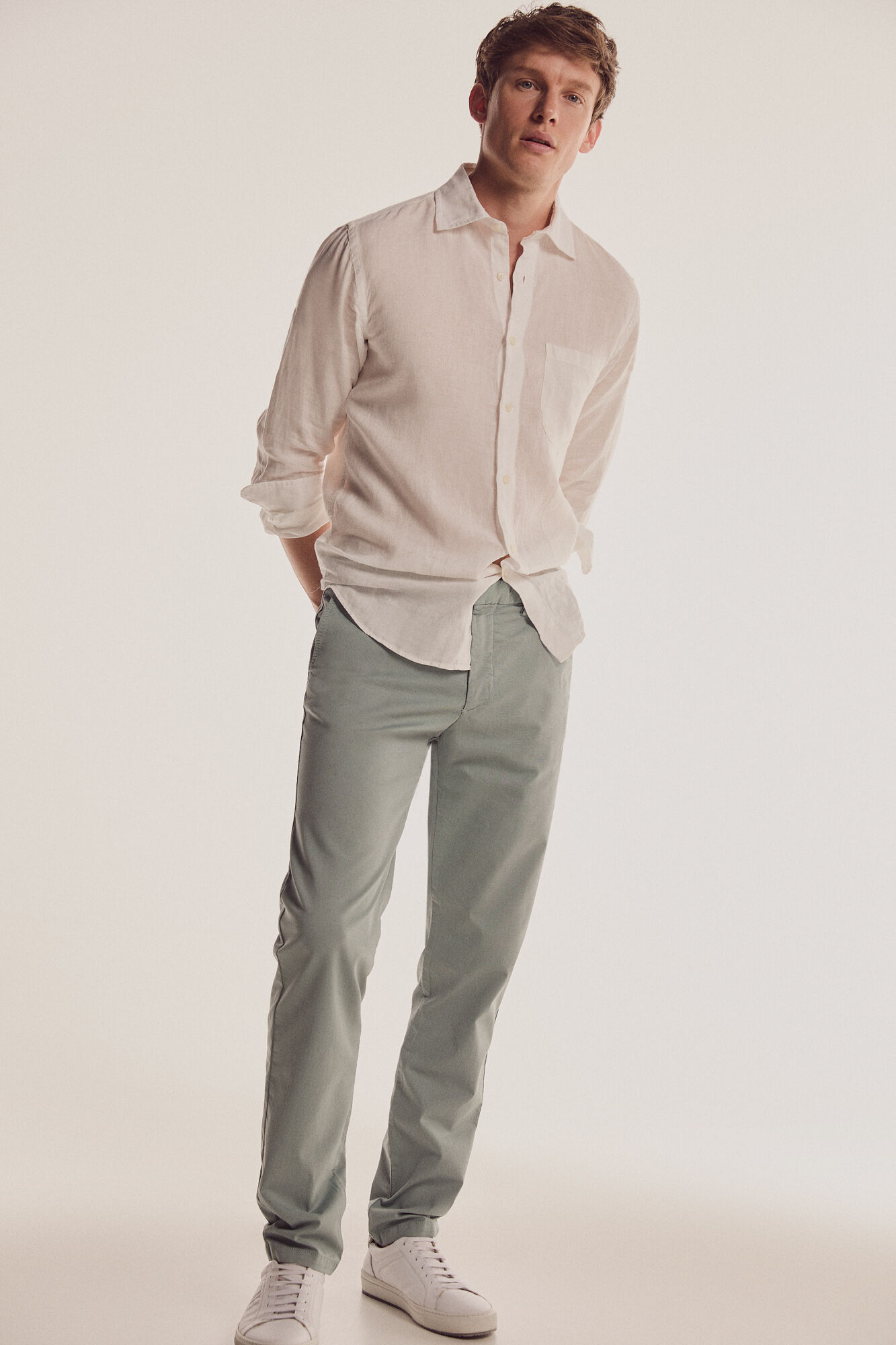 Pantalones Pedro del Hierro Hombre | Chino regular Azul - Anniegoserver