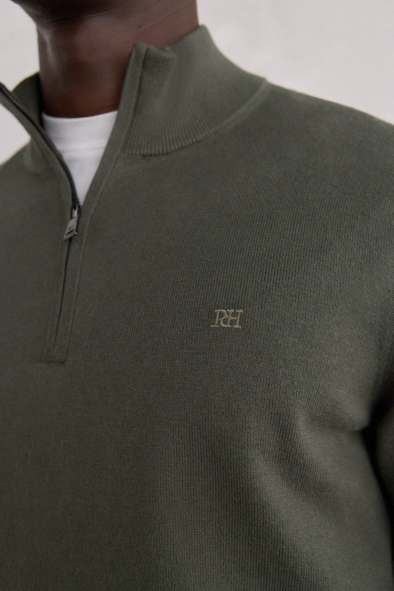 Pedro del Hierro Semi-swan sweater Green