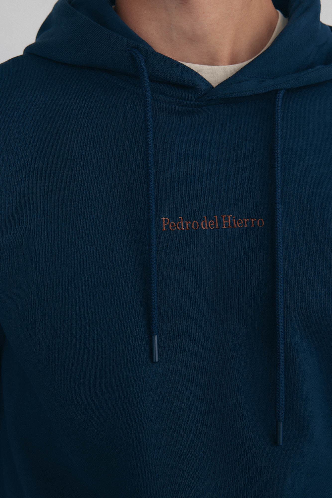 Pedro del Hierro Sweatshirt with hood Blue