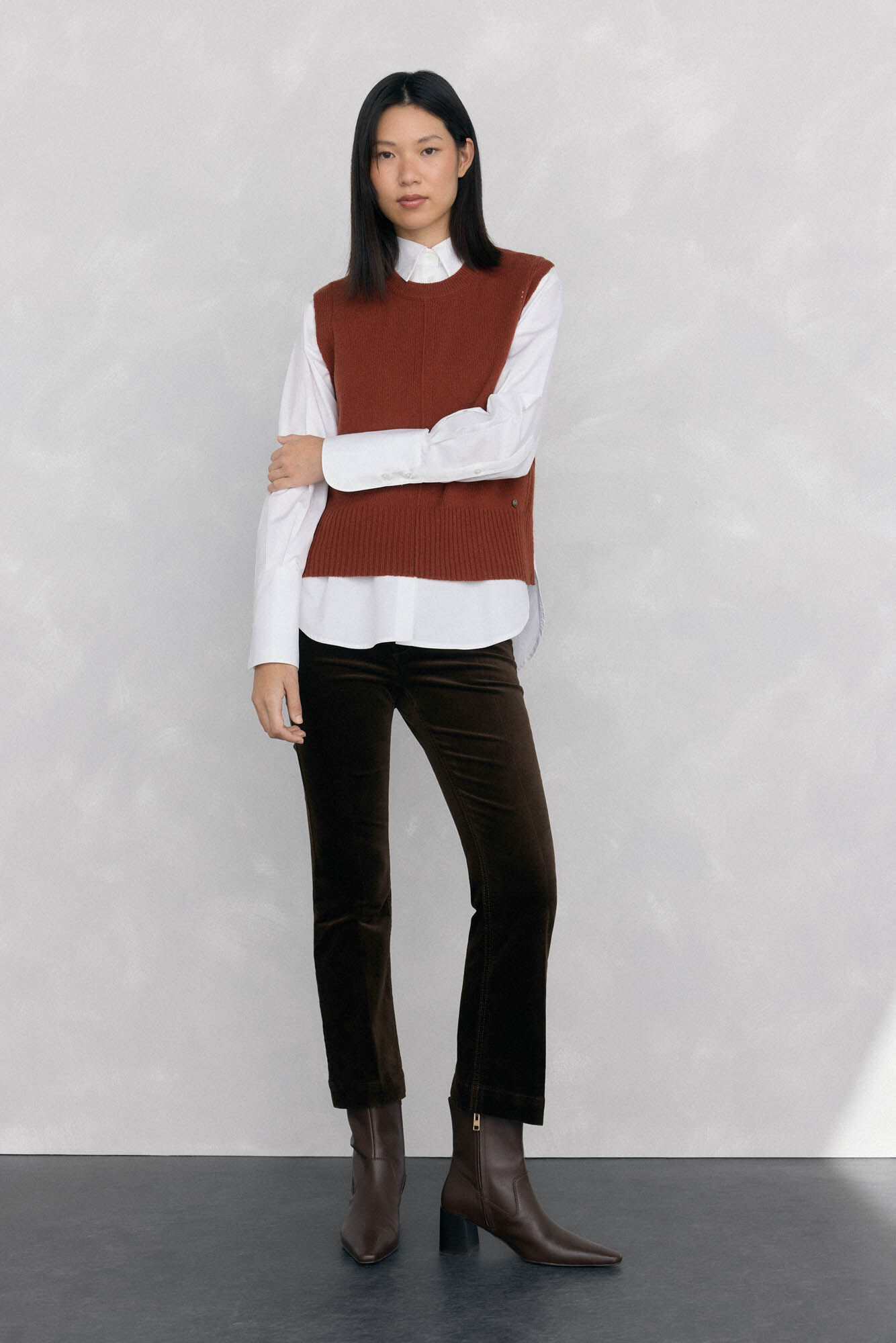 Pedro del Hierro jersey-knit wool knitted vest