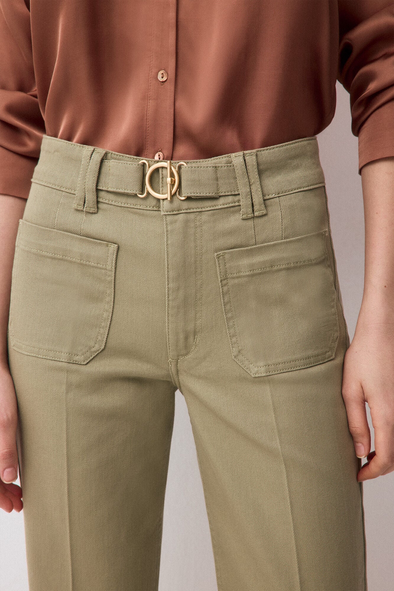 Pedro del Hierro Capri stove pipe jeans Green