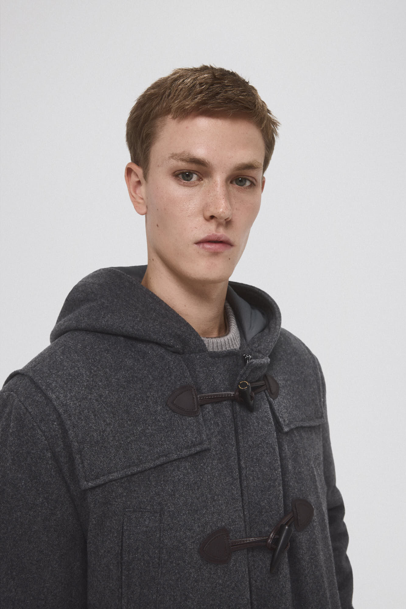 Pedro del Hierro Duffle coat Grey