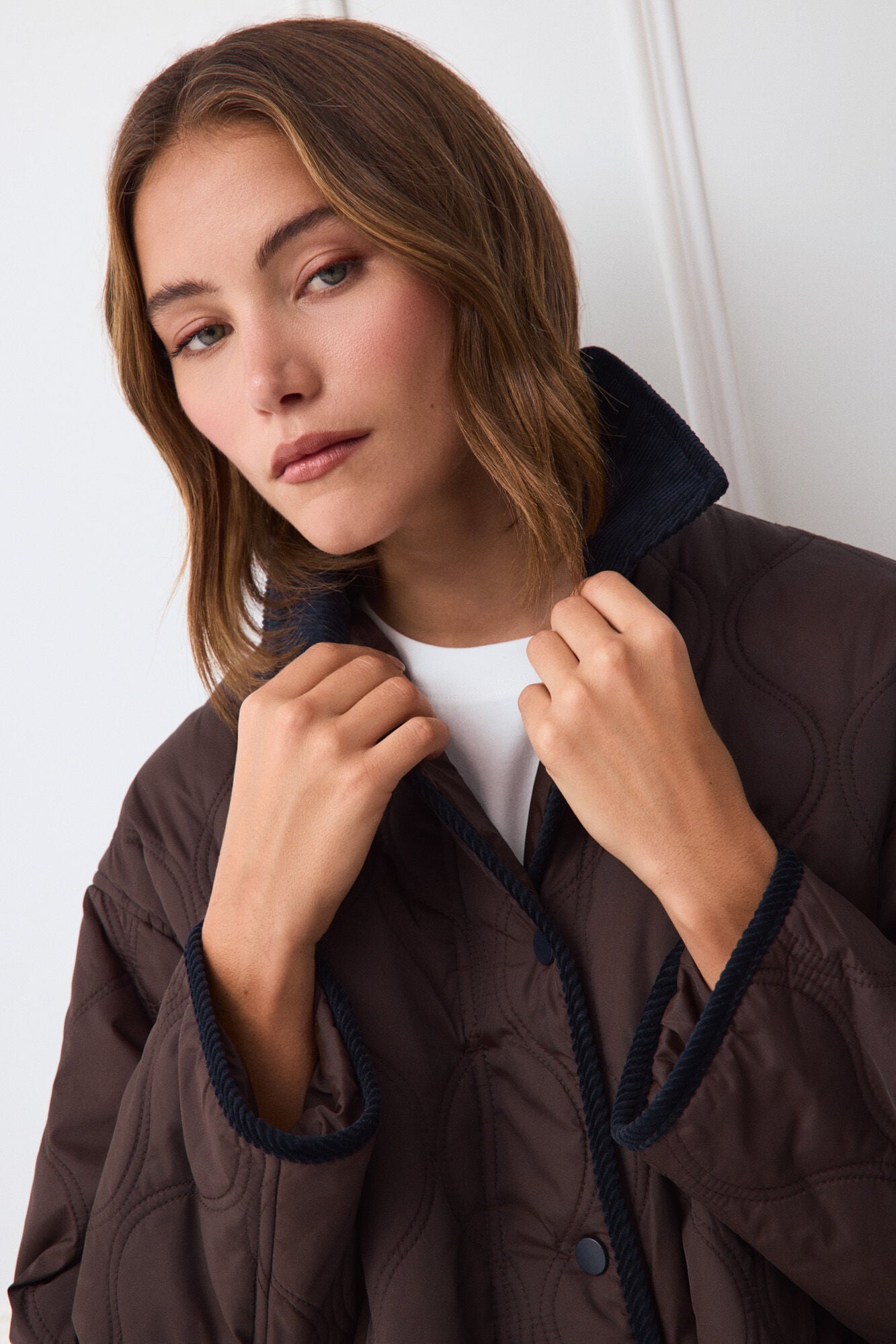 TFP by Tamara Falc&oacute; Puffer parka Brown