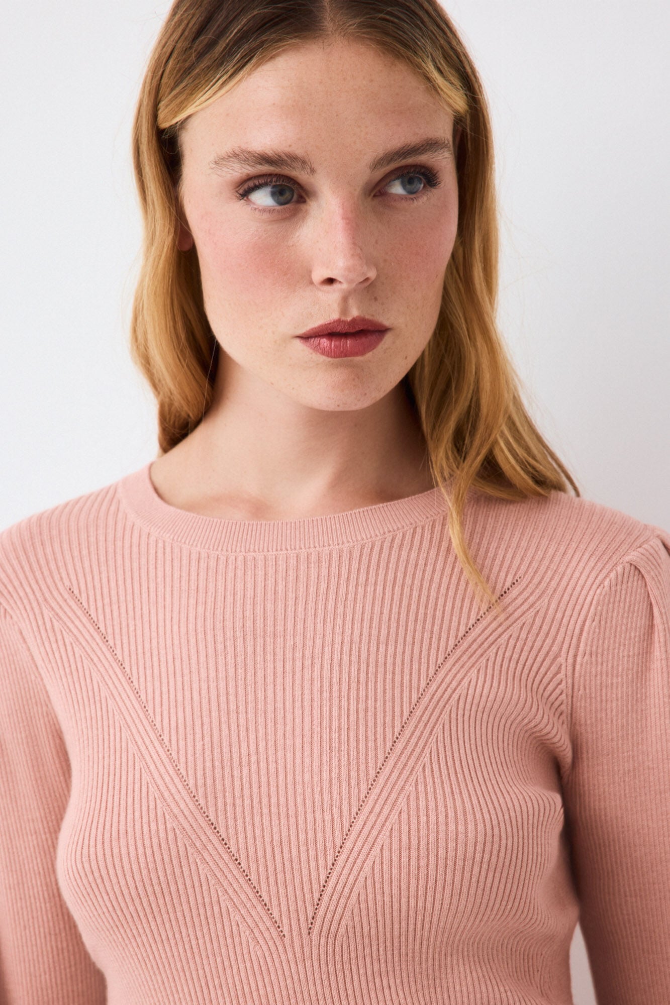 Pedro del Hierro Camisola canelada manga bal&atilde;o