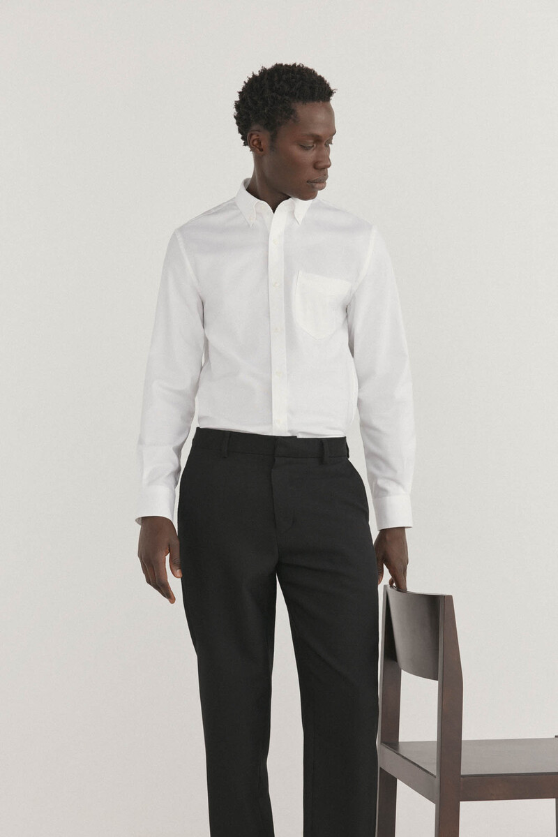pedro del hierro Camisa non iron oxford liso En línea Ropa