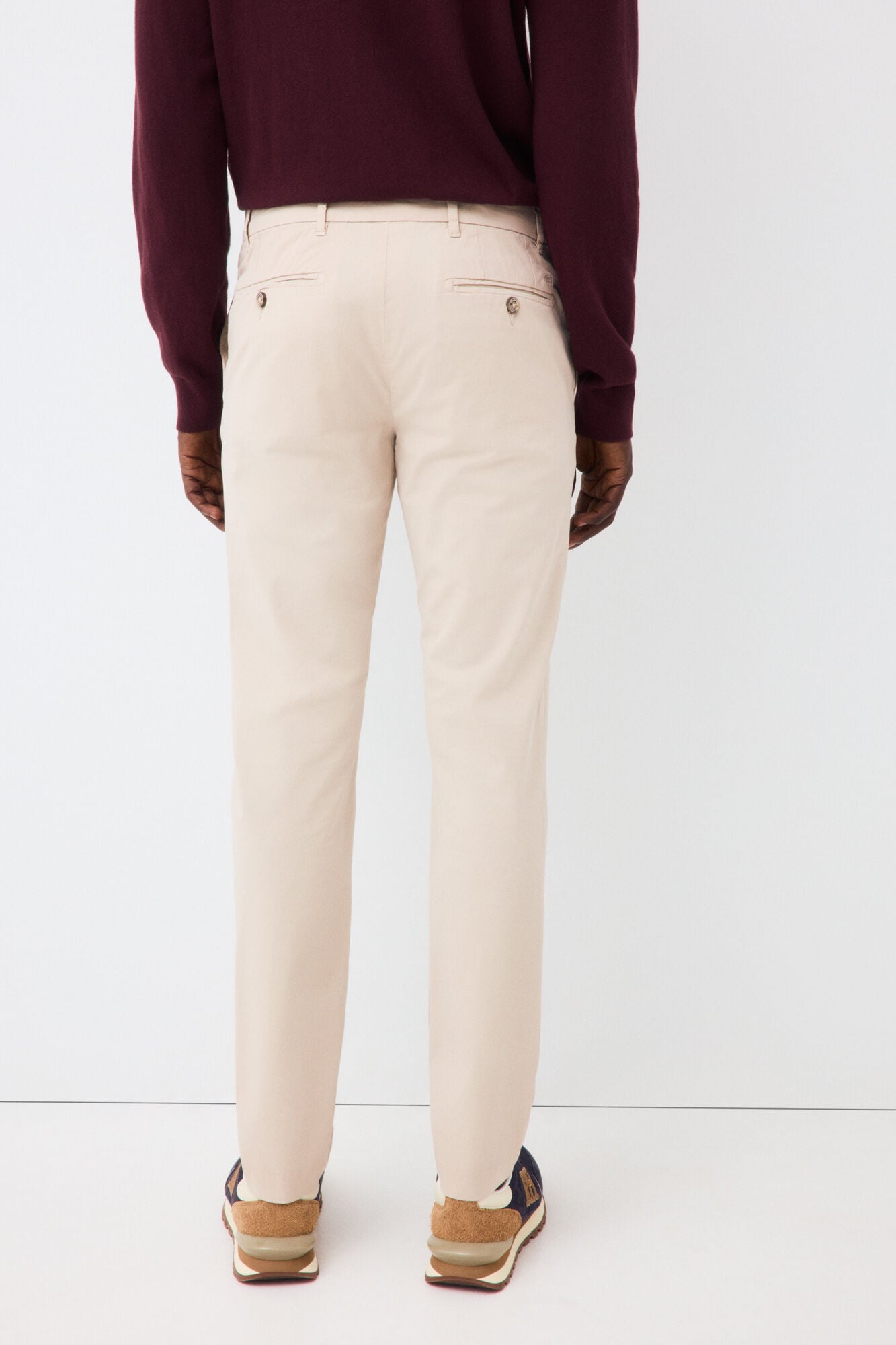 Pedro del Hierro Cal&ccedil;as chino premium slim Beige