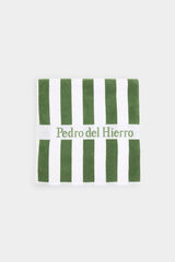 Pedro del Hierro Striped beach towel Green