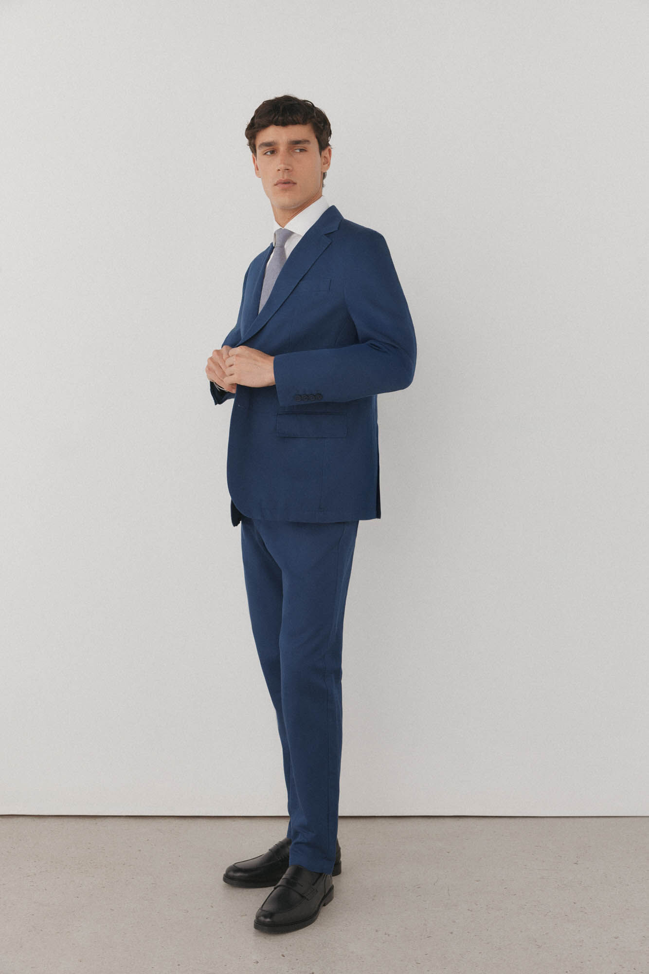 Pedro del Hierro Camisa social lisa que n&atilde;o pode ser passada a ferro + resistente a manchas Branco