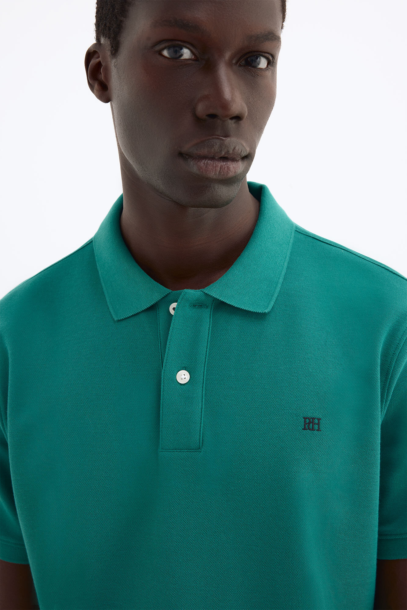 Pedro del Hierro Polo b&aacute;sico em piqu&eacute; Verde