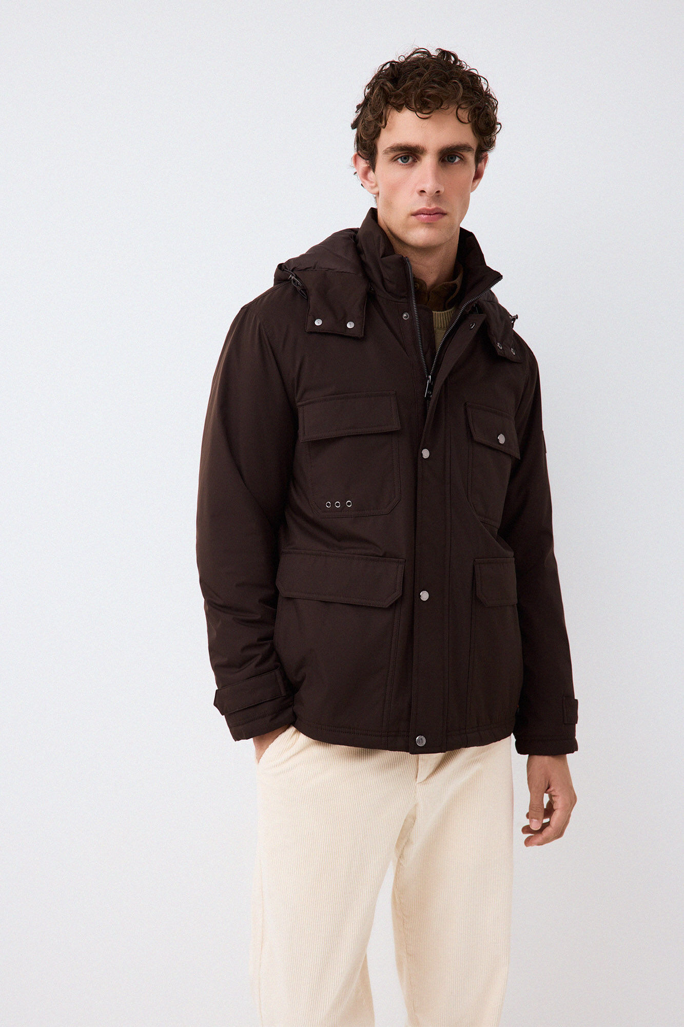 Pedro del Hierro Four-pocket field jacket