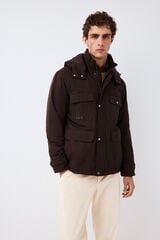 Pedro del Hierro Four-pocket field jacket Brown