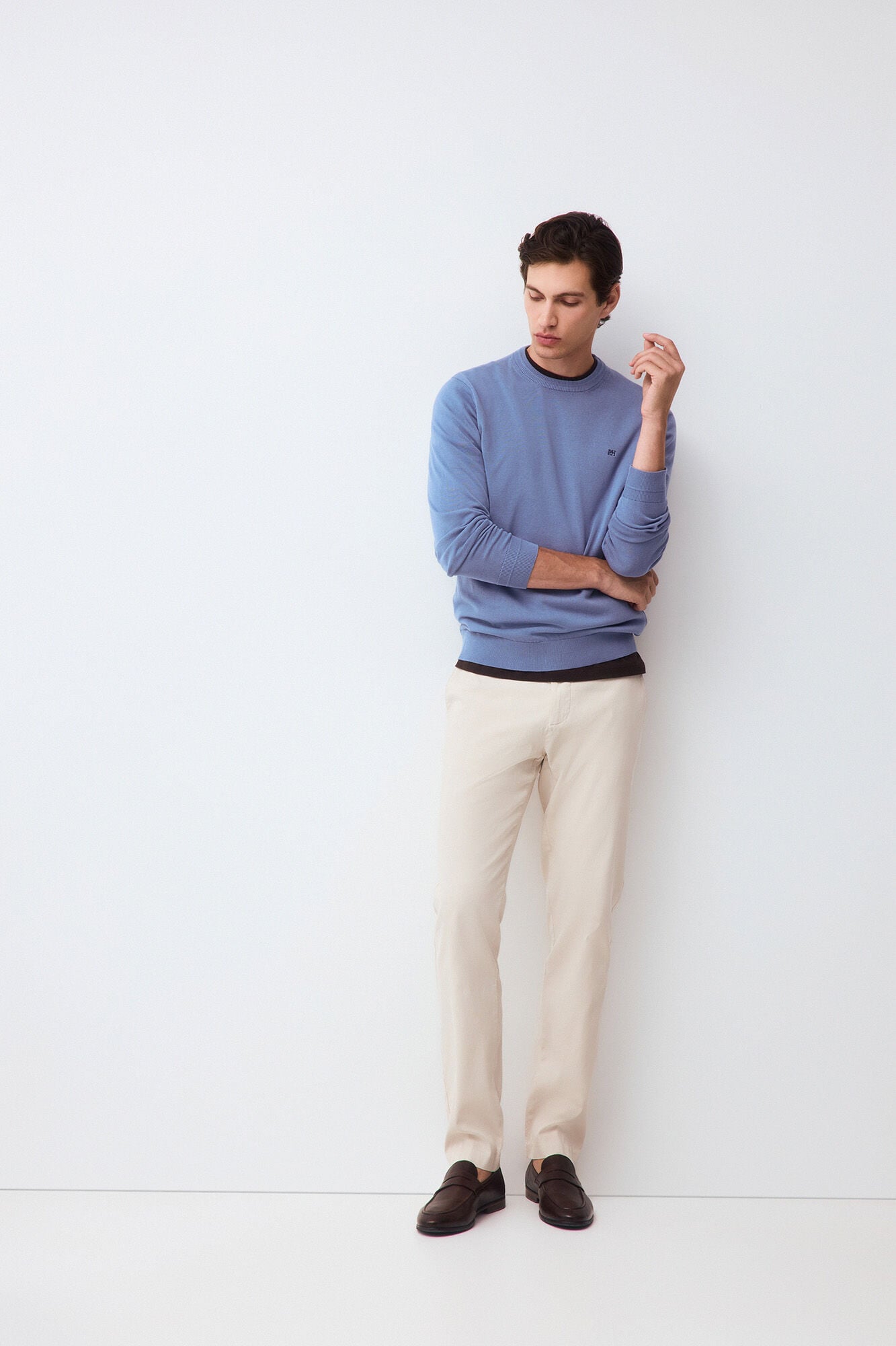 Pedro del Hierro Fine knit premium cotton jumper
