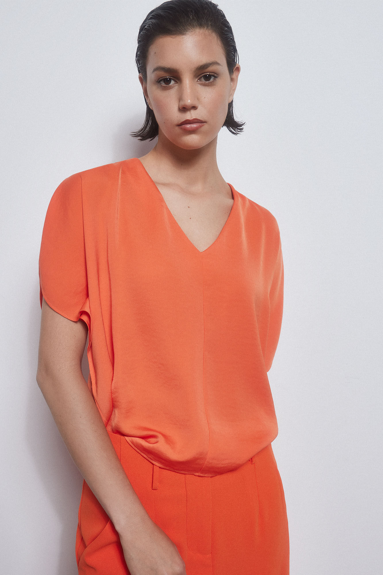 Pedro del Hierro Fluid blouse Orange