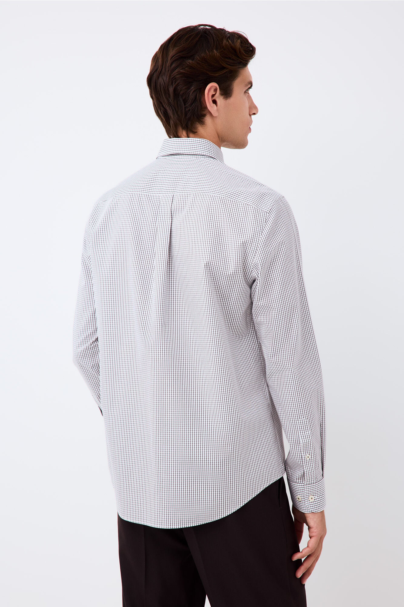 Pedro del Hierro Plaid shirt Grey
