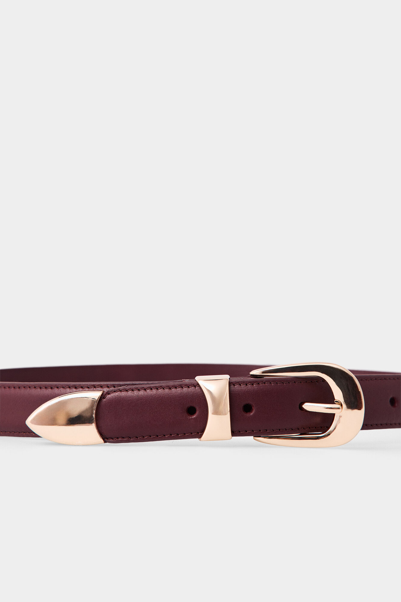 Pedro del Hierro Leather belt Brown