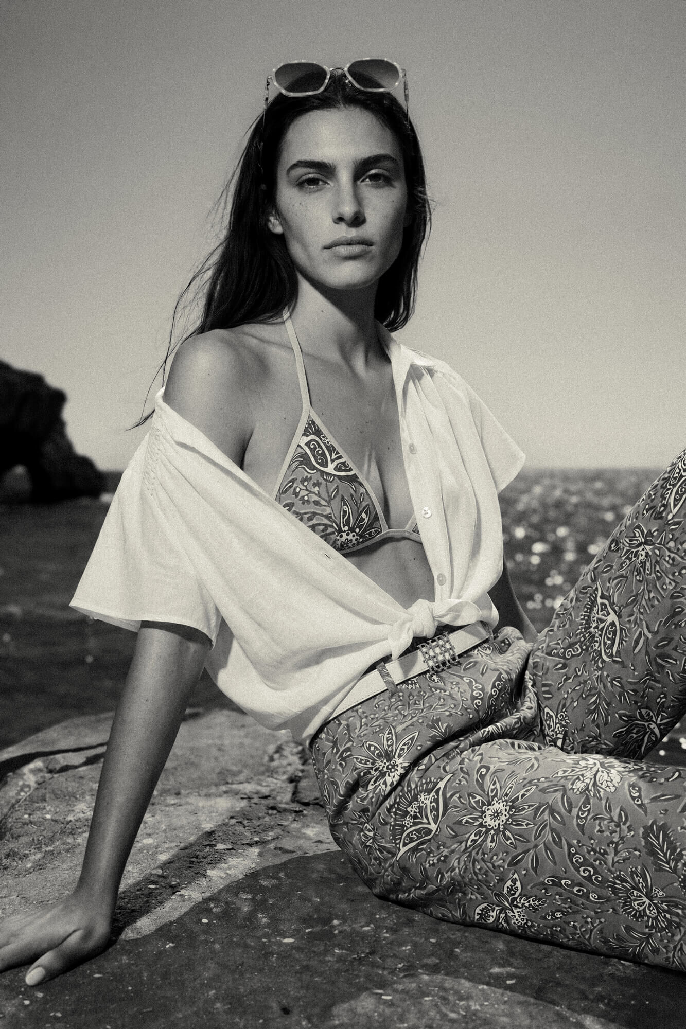Pedro del Hierro Printed bikini with contrasting details