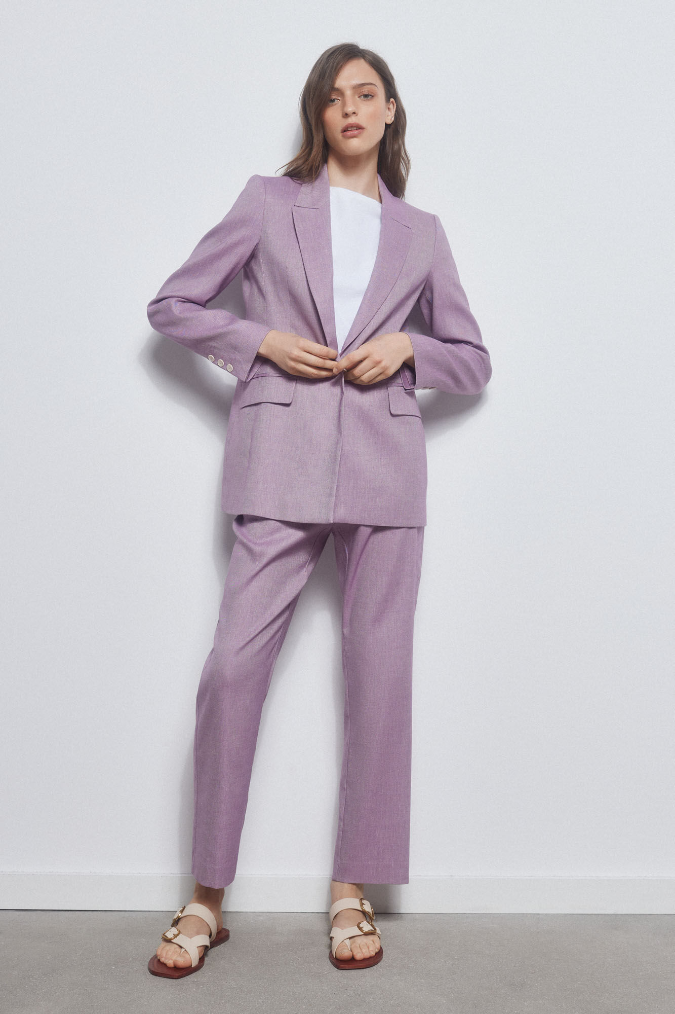 Pedro del Hierro Blazer with lapel Purple