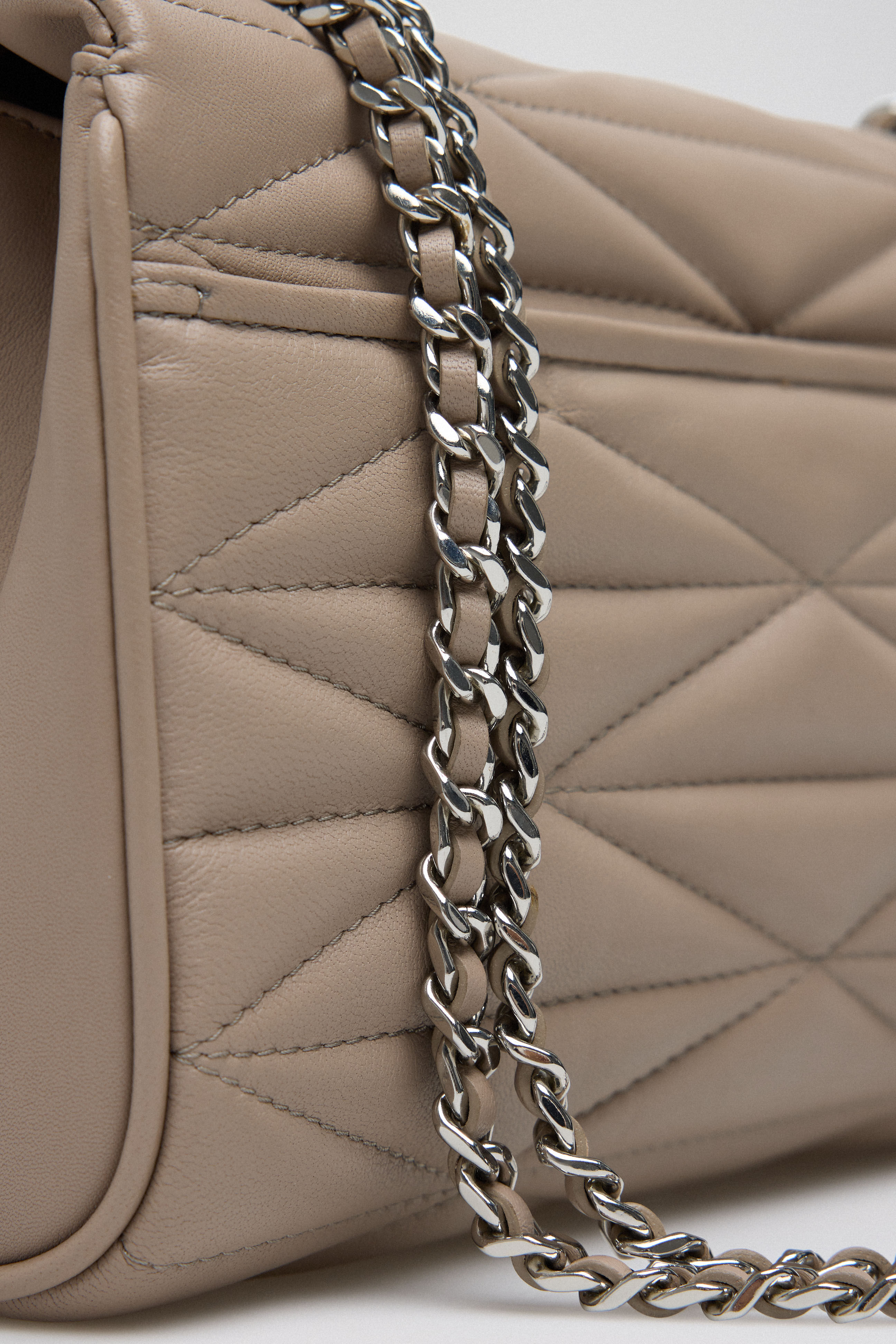 Pedro del Hierro Quilted leather bag Brown