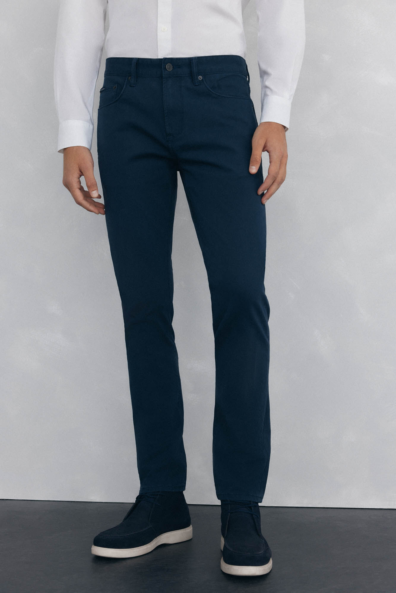 Pedro del Hierro Cal&ccedil;as 5 bolsos cor slim fit Azul