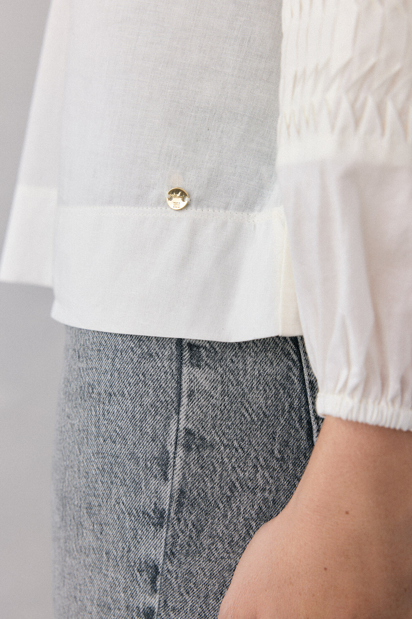 Pedro del Hierro Romantic blouse Ecru