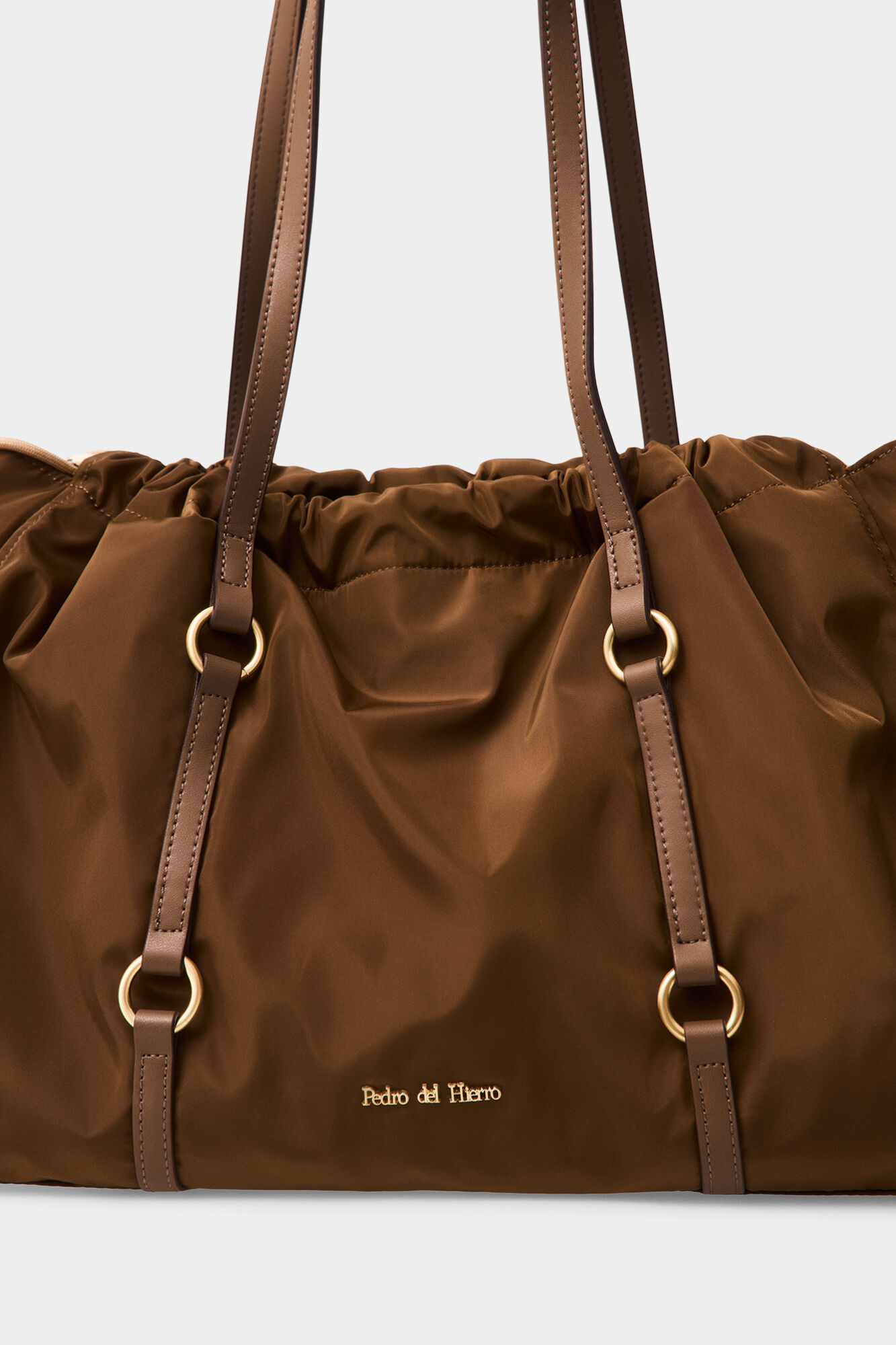 Pedro del Hierro Nylon double handle shopper bag